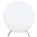 7.5 ft Fitted Spandex Round Backdrop Stand Cover Wedding Decorations BKDP_STNDCIR1_SPX_WHT