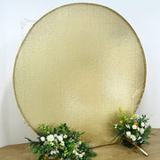 7.5 ft Metallic Sequin Round Backdrop Stand Cover Wedding Decorations