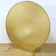 7.5 ft Metallic Sequin Round Backdrop Stand Cover Wedding Decorations