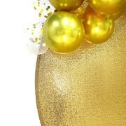 7.5 ft Metallic Sequin Round Backdrop Stand Cover Wedding Decorations