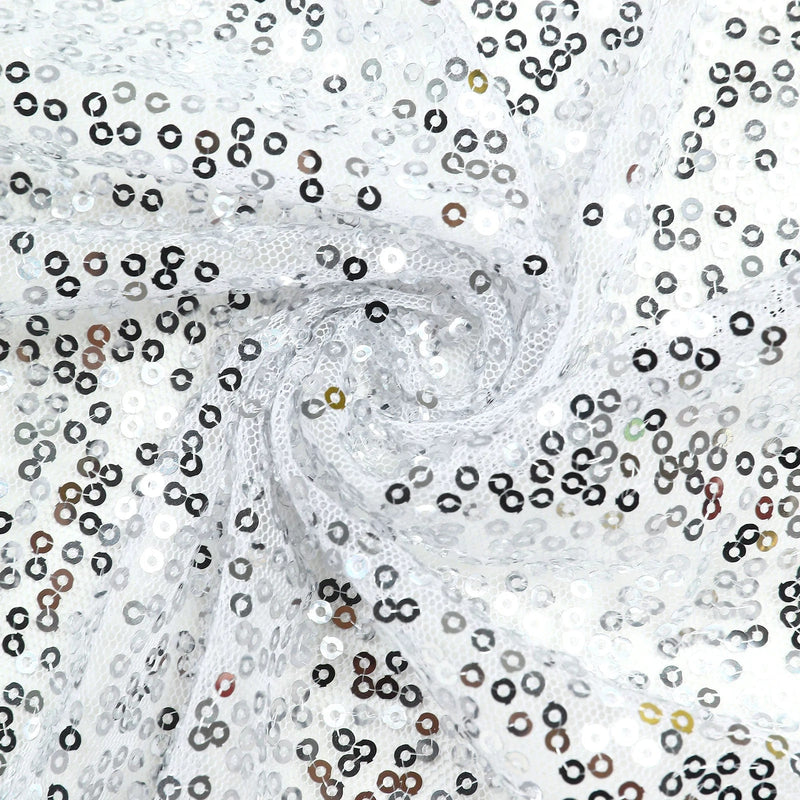 7.5 ft Metallic Sequin Round Backdrop Stand Cover Wedding Decorations