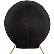 7.5 ft Metallic Spandex Round Backdrop Stand Cover Wedding Decorations