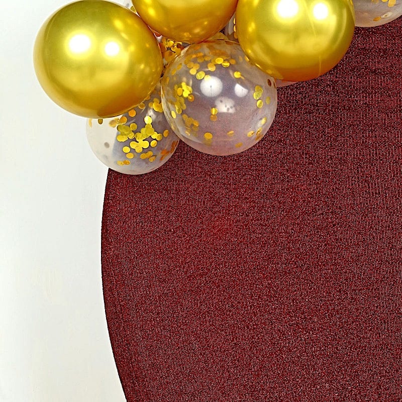 7.5 ft Metallic Spandex Round Backdrop Stand Cover Wedding Decorations