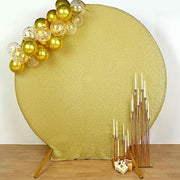 7.5 ft Metallic Spandex Round Backdrop Stand Cover Wedding Decorations