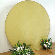 7.5 ft Metallic Spandex Round Backdrop Stand Cover Wedding Decorations
