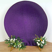 7.5 ft Metallic Spandex Round Backdrop Stand Cover Wedding Decorations
