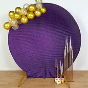 7.5 ft Metallic Spandex Round Backdrop Stand Cover Wedding Decorations