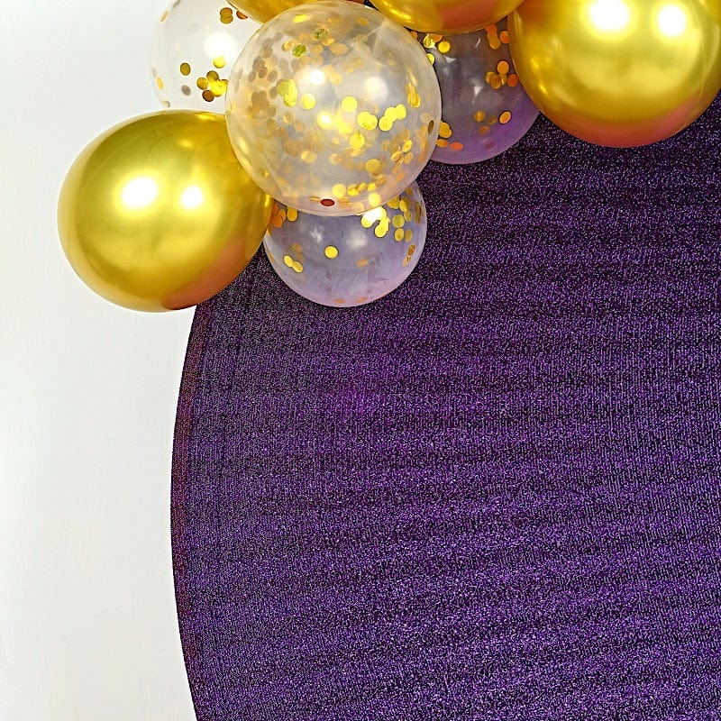 7.5 ft Metallic Spandex Round Backdrop Stand Cover Wedding Decorations