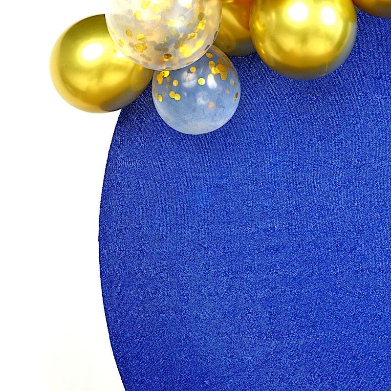 7.5 ft Metallic Spandex Round Backdrop Stand Cover Wedding Decorations