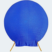7.5 ft Metallic Spandex Round Backdrop Stand Cover Wedding Decorations