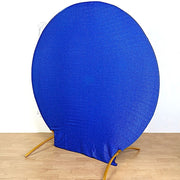 7.5 ft Metallic Spandex Round Backdrop Stand Cover Wedding Decorations