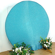 7.5 ft Metallic Spandex Round Backdrop Stand Cover Wedding Decorations