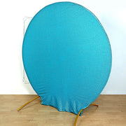 7.5 ft Metallic Spandex Round Backdrop Stand Cover Wedding Decorations