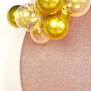 7.5 ft Metallic Spandex Round Backdrop Stand Cover Wedding Decorations BKDP_STNDCIR1_23_054