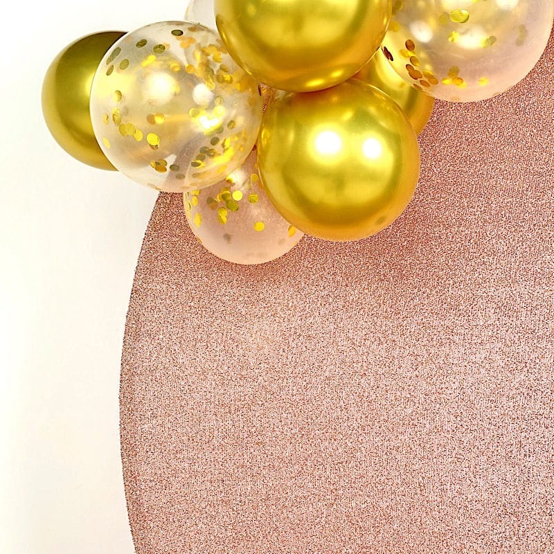 7.5 ft Metallic Spandex Round Backdrop Stand Cover Wedding Decorations BKDP_STNDCIR1_23_054