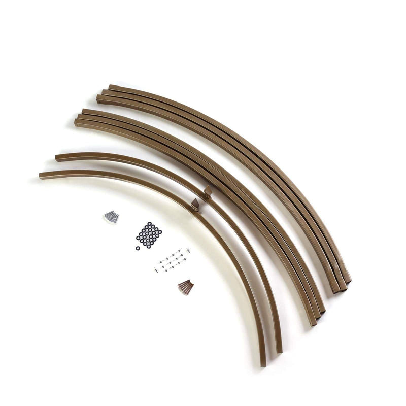 7.5 ft Round Metal Wreath Wedding Arch Backdrop Stand - Gold BKDP_STNDCIR1_GOLD