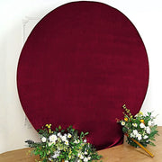 7.5 ft Velvet Round Backdrop Stand Cover Wedding Arch Decorations