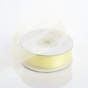 7/8" x 25 yards Mono Edge Organza Ribbon RIB_78_YEL
