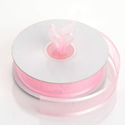 7/8" x 25 yards Satin Edge Organza Ribbon RIB_SE_78_PINK