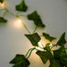 7 ft LED Ivy Leaf Garland Battery Operated Fairy Lights - Green LEDSTR_ARTI_007_CLR