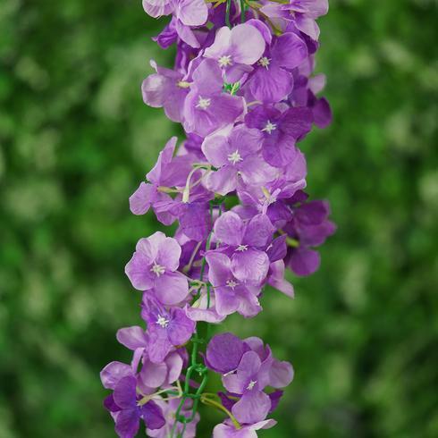 7 ft long 3D Chain Silk Hydrangea Garland ARTI_GRLD_HYD_PURP