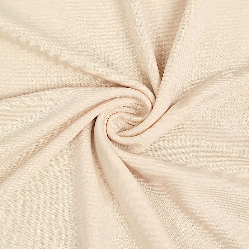 7 ft x 3 ft Matte Fitted Spandex Half Moon Wedding Arch Backdrop Stand Cover