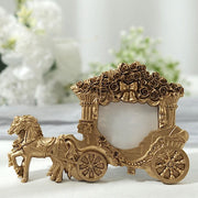 7" Picture Frame Horse Carriage Design Wedding Favors - Gold FAV_FRM_005_GOLD