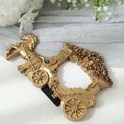 7" Picture Frame Horse Carriage Design Wedding Favors - Gold FAV_FRM_005_GOLD