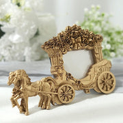 7" Picture Frame Horse Carriage Design Wedding Favors - Gold FAV_FRM_005_GOLD