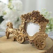 7" Picture Frame Horse Carriage Design Wedding Favors - Gold FAV_FRM_005_GOLD