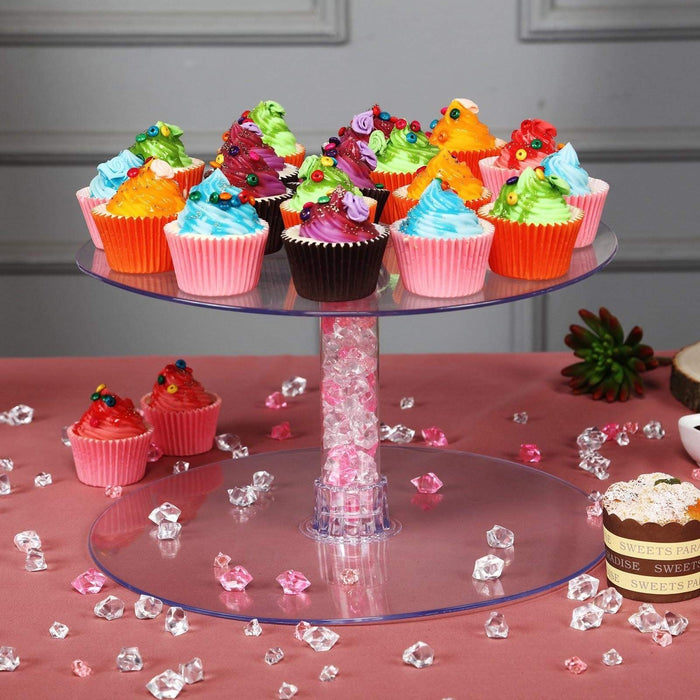 7 Tiers Clear Wedding Party Cup CAKE Stand Set Supply CAKE_STND_7T_3