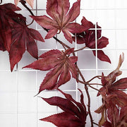 70" Artificial Fall Maple Leaf Garland Faux Autumn Leaves