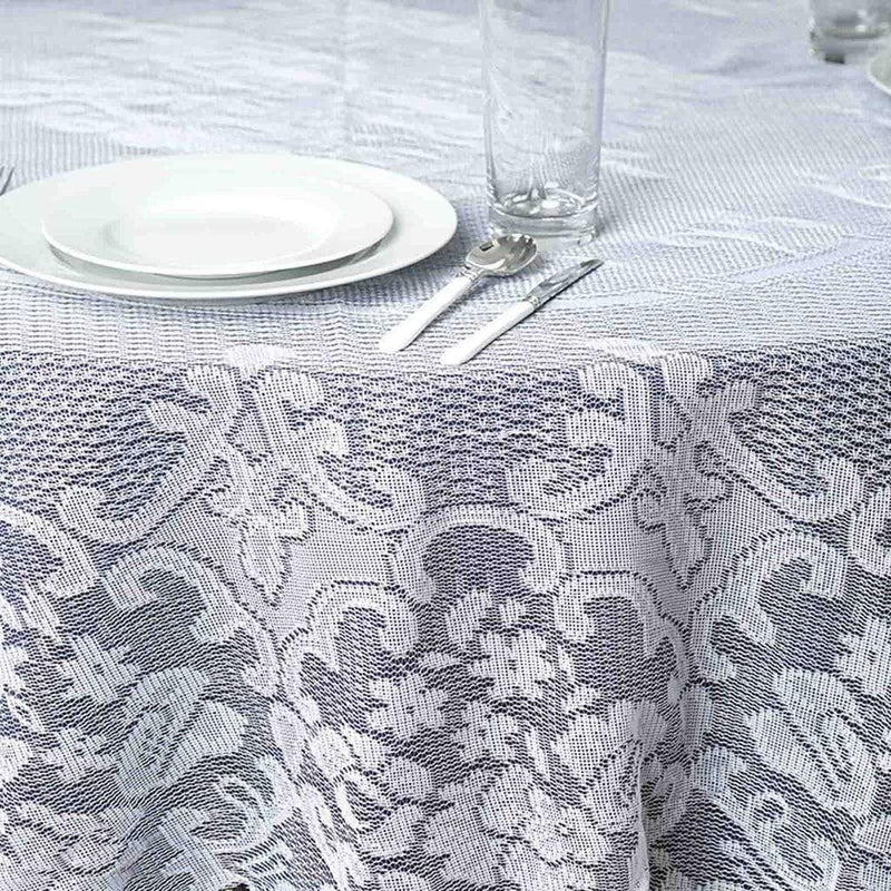 70" Floral Lace Round Tablecloth Wedding Party Table Linens