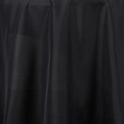 70" Polyester Round Tablecloth Wedding Party Table Linens - Black TAB_70_BLK_POLY