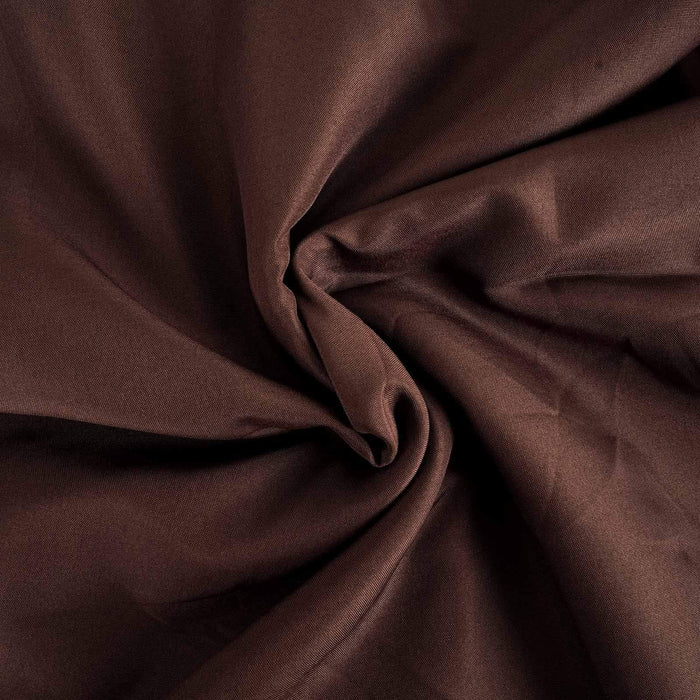 70" Polyester Round Tablecloth Wedding Party Table Linens - Chocolate Brown TAB_70_CHOC_POLY