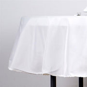 70" Polyester Round Tablecloth Wedding Party Table Linens - Ivory TAB_70_IVR_POLY