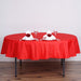 70" Polyester Round Tablecloth Wedding Party Table Linens - Red TAB_70_RED_POLY