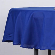 70" Polyester Round Tablecloth Wedding Party Table Linens - Royal Blue TAB_70_ROY_POLY