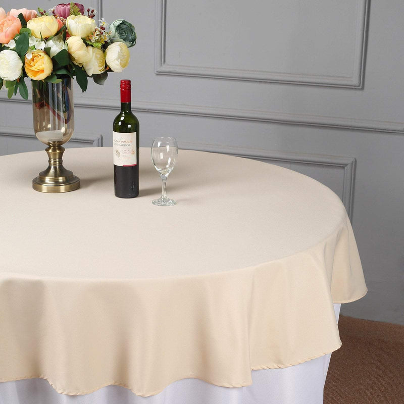 70" Polyester Round Tablecloth Wedding Party Table Linens