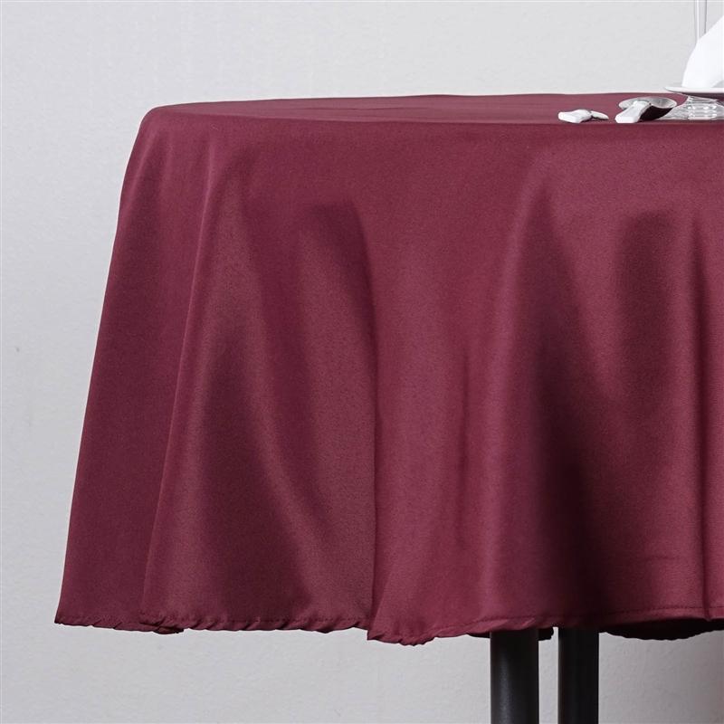 70" Polyester Round Tablecloth Wedding Party Table Linens