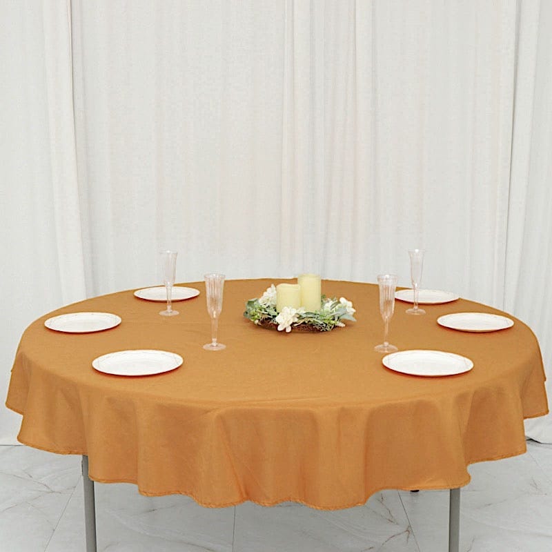 70" Polyester Round Tablecloth Wedding Party Table Linens
