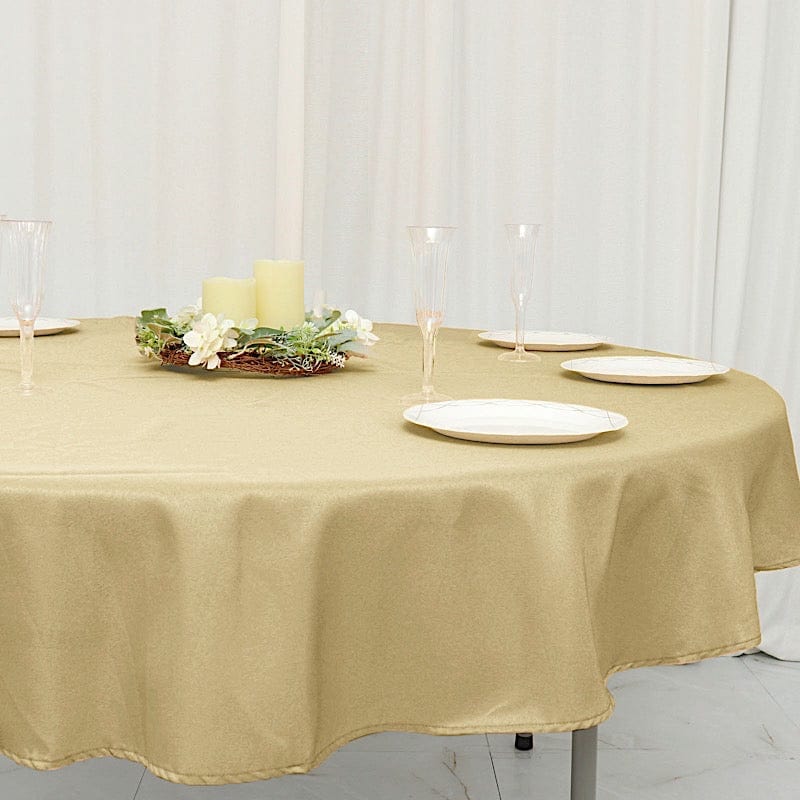 70" Polyester Round Tablecloth Wedding Party Table Linens