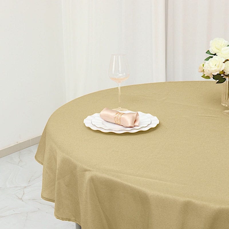 70" Polyester Round Tablecloth Wedding Party Table Linens