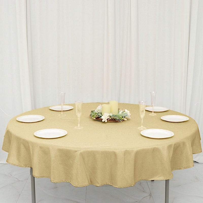70" Polyester Round Tablecloth Wedding Party Table Linens
