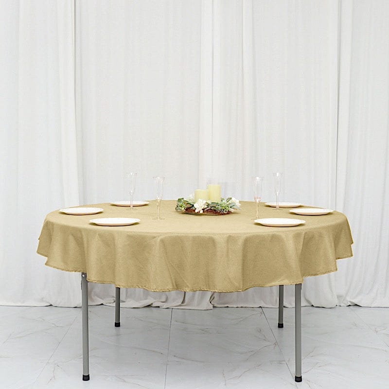 70" Polyester Round Tablecloth Wedding Party Table Linens