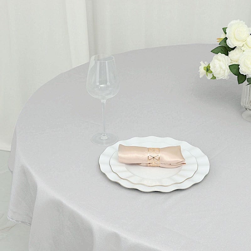 70" Polyester Round Tablecloth Wedding Party Table Linens