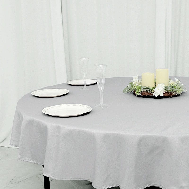 70" Polyester Round Tablecloth Wedding Party Table Linens