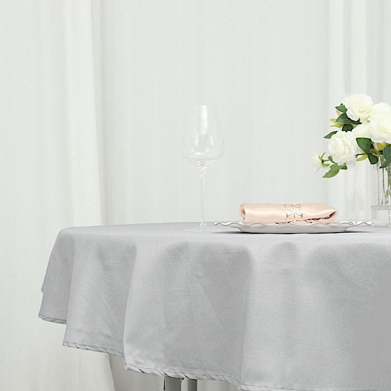 70" Polyester Round Tablecloth Wedding Party Table Linens