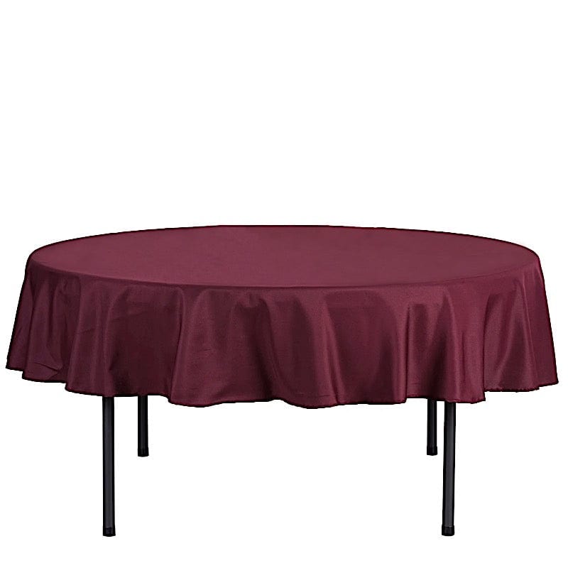 70" Polyester Round Tablecloth Wedding Party Table Linens