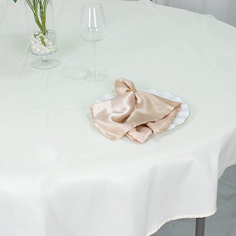 70" Premium Polyester Round Tablecloth Wedding Party Table Linens